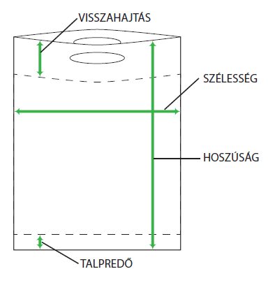 Visszahajtott meger�s�t�s� pisk�taf�les (ban�nf�les) bev�s�rl� t�ska, hordt�ska, rekl�mt�ska, rekl�mszatyor, szatyor